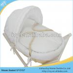 100%cotton waffle fabric baby moses basket