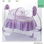 Violet electric swing baby crib