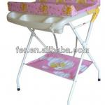 foldable baby changing bath with a PVC basket