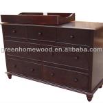 Wooden baby furniture changing table/chest/dresser