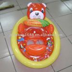 Inflatable baby floor seat