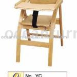 Wood Baby Highchair-YC