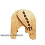 Child Pine Wood Desk Giraffe