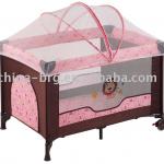 baby play yard with butterfly mosquito net-H11-1R2