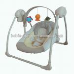 Electric baby swing, one hand fold structure