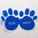 anti-slip paw/pet/food/mat/available in more shapes-