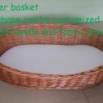 woven willow basket wicker infant sleeping basket China factory