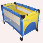 Basic folding baby cot with EN716 certificate-A02W-1