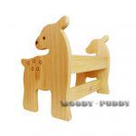 Child Pine Wood Desk Deer 1-T0094-DK1-NR