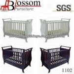Sleigh baby crib-Baby crib 1102