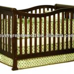 3 in 1 Baby Crib with Toddler Rail
