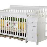 Wooden baby crib//baby cribs/baby bed-GH101
