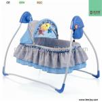 canopy with toys baby electric swing bed