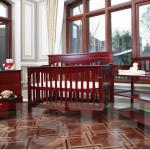 Baby Crib with changing tabe and cabinet-HSBC 025