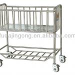 A-52 Movable stainless steel infant child hospital bed,pediatric bed,stainless steel infant bed-A-52