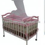 High grade quality luxury girl pink baby bed/baby crib with reasonable price