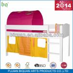 BQ white comfort solid wood bed of kid crib