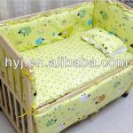 HIIFON around closed folded solid wooden baby crib-HIF-BY001