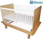 Wooden baby crib, hot sale, safe, comfortable, Zhejiang, China-MXQT-012