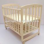 Original pine wood baby bed 2012 popular design