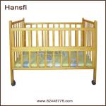 wooden baby cot-HSH0014