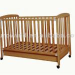 Solid Pine Wood Baby Cot