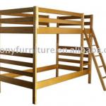 Double solid wood crib two layer home furniture