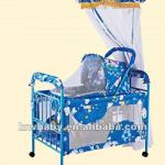 Stainless metal baby/children bed with mosquito net,new sytle,HOT!-9802