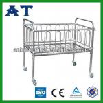 stainlesss steel hospital baby cot