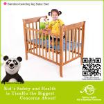 Safety Green bamboo baby bed