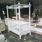 Mahogany Furniture-Antique Louis Baby Crib-RBD 072