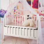 New design wooden swing baby cradle