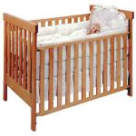 Safe and stylish wooden baby crib/ baby cot