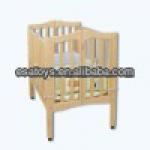 China manufacture newest wooden baby crib (WJ278352)