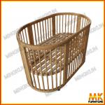 wooden baby cot-MK-YEC
