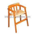 Nature solid wood baby dining chair/ high quality wooden baby sitting chair/ modern design solid wood baby chair T-24 Hot sale!