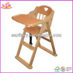 2014 new baby high chair,solid wood high chair,hot sale baby high chair W08F018-W08F018