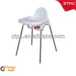 Cheap baby chair with high legs plastic baby dinning chair-ZTY-540
