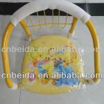 Beautiful Metal Baby Chair With Cartoon Printing Interesting Children Chair