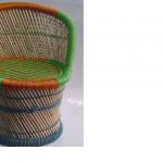 Reed and Nylon Weaving Baby Chair