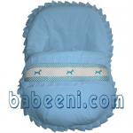 Horse hand smocked seat cover for kids