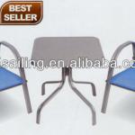 Baby Table Chair Bistro set- alu frame, teslin fabric