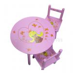 Baby wooden chairs and table