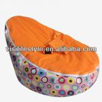 Microsuede baby beanbag kids bean bag with harness