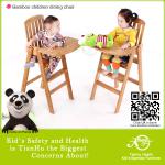 Green bamboo baby chair dining chair