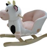 plush baby rocking cow animal chair rocker toy-WJ-600