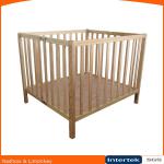 wooden baby playpen/ baby gate
