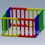plastic playpen pannel/plastic blow molding products/playpen for kids