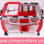 Baby Playpen Foldable portable crib with good quality-BP63