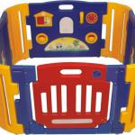 Plastic 4 panels baby playpen-JBW04B